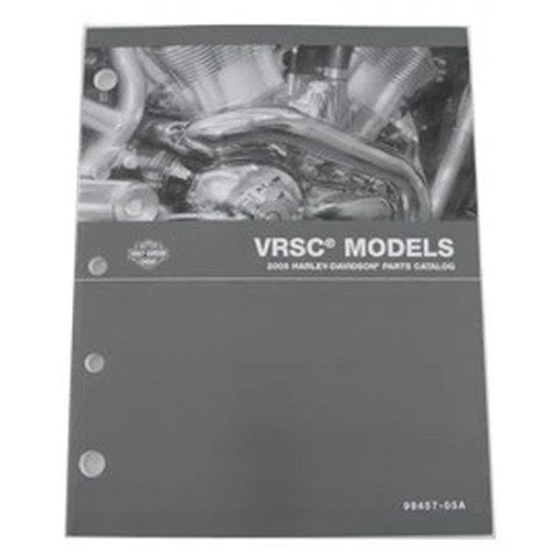 OE Factory Spare Parts book for 2005 Vrsc for Harley-Davidson