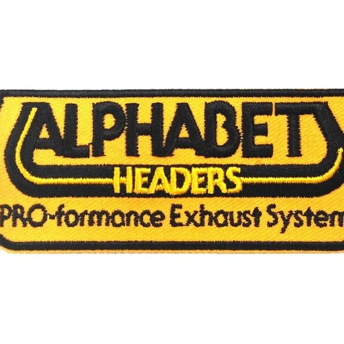 Alphabet Exhaust Patches for Harley-Davidson