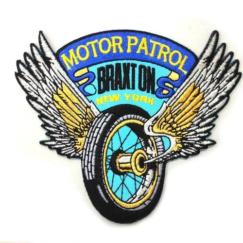 Wing Wheel Motor Patrol Patches for Harley-Davidson