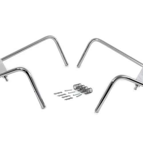 Bubble Bag Chrome Mount Bracket Set for Harley-Davidson