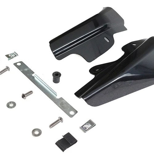Mid Frame Cover Air Deflector Kit Black for Harley-Davidson
