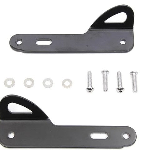 Black Tie Down Bracket Kit for Harley-Davidson