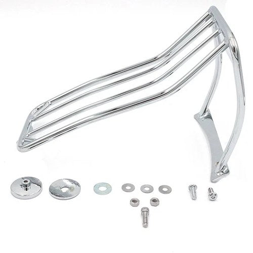 Wyatt Gatling Chrome Luggage Rack for Harley-Davidson