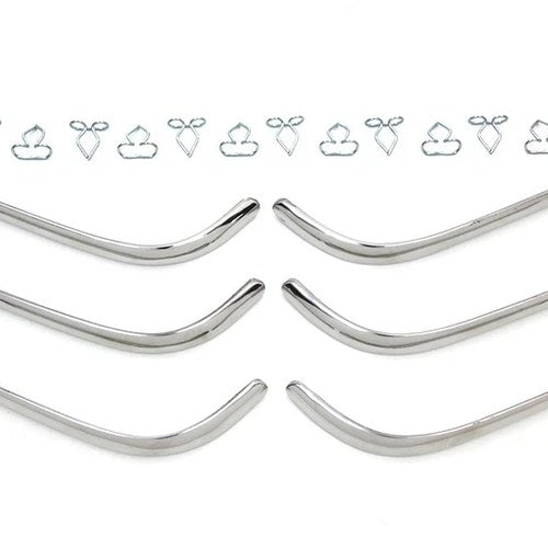 Replica Rear Fender Trim Set Sargent Stripe Style for Harley-Davidson