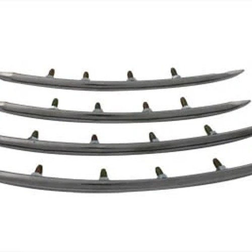 Rear Fender Top Stainless Steel Trim Set for Harley-Davidson