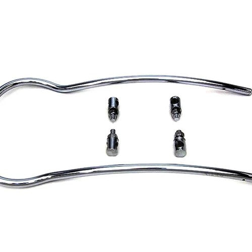 Chrome Front Fender Trim Rail Kit for Harley-Davidson