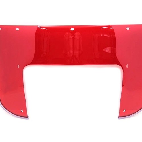 Beaded Lower Windshield Red for Harley-Davidson