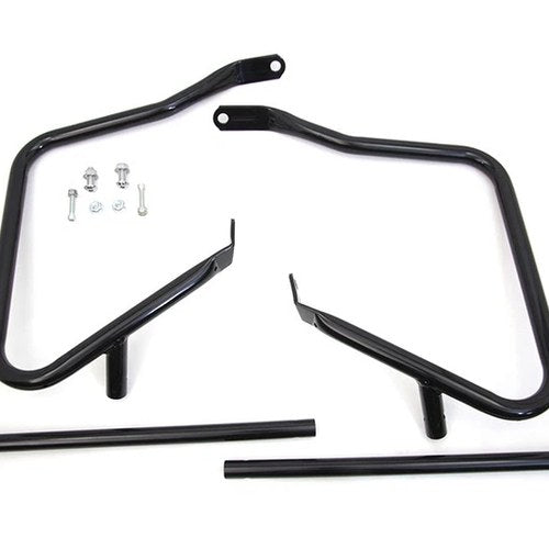 Black Rear Engine Bar Set for Harley-Davidson