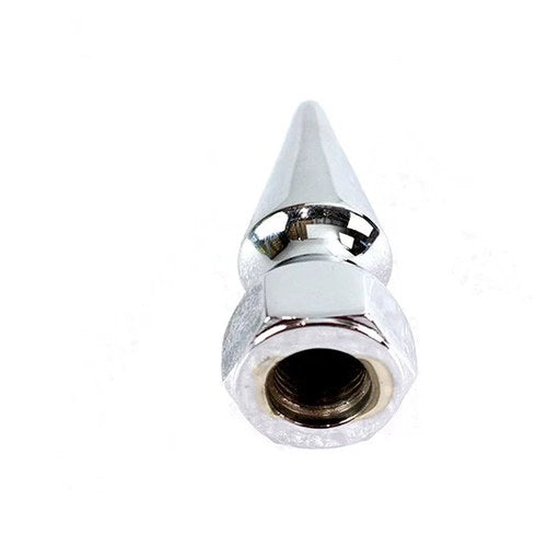Chrome Pike Nut Fine 1/2 inch-20 Thread for Harley-Davidson