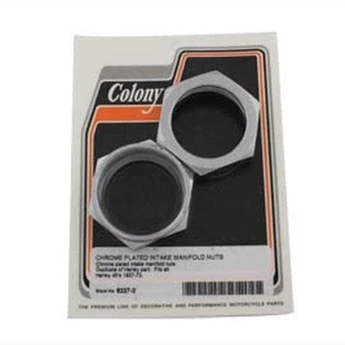 Chrome Manifold Nuts for Harley-Davidson