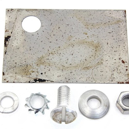 Cadmium Generator Mounting Kit for Harley-Davidson
