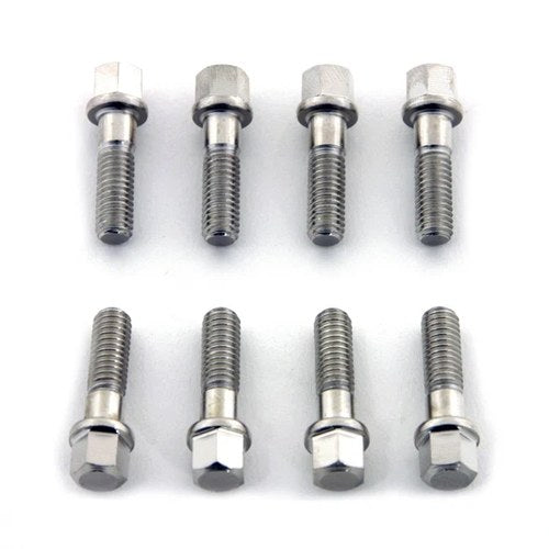 Nickel Plated Tappet Block Screw Set fits Harley Davidson