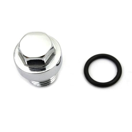 Tappet Oil Screen Plug Chrome for Harley-Davidson