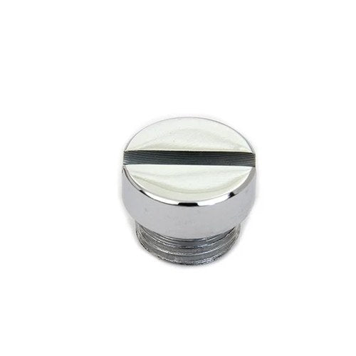 Oil Pump Check Valve Plug Chrome for Harley-Davidson