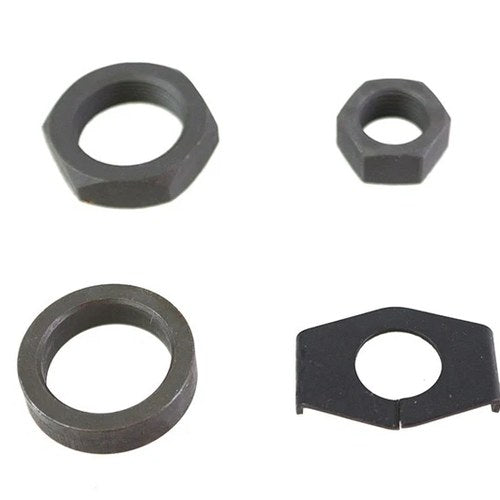 Parkerized Rear Axle Nut and Lock Kit for Harley-Davidson