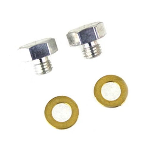 Cadmium Fork Slider Drain Screws for Harley-Davidson