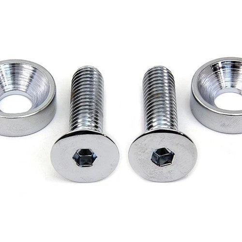 Chrome Screw Set for Motor Mount to Cylinder Head for Harley-Davidson