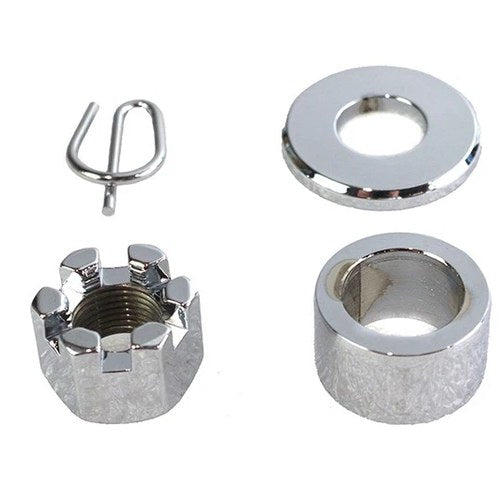 Rear Axle Spacer Kit Chrome for Harley-Davidson