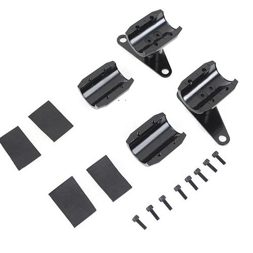 Spring Fork Fender Black Mount Clamp Set for Harley-Davidson