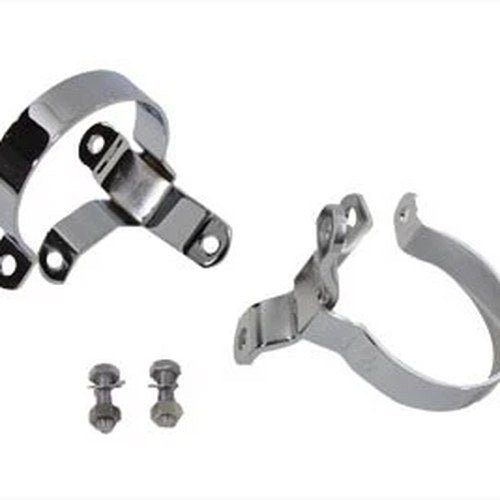 3-1/4 inch Muffler Body Clamp Set Chrome for Harley-Davidson