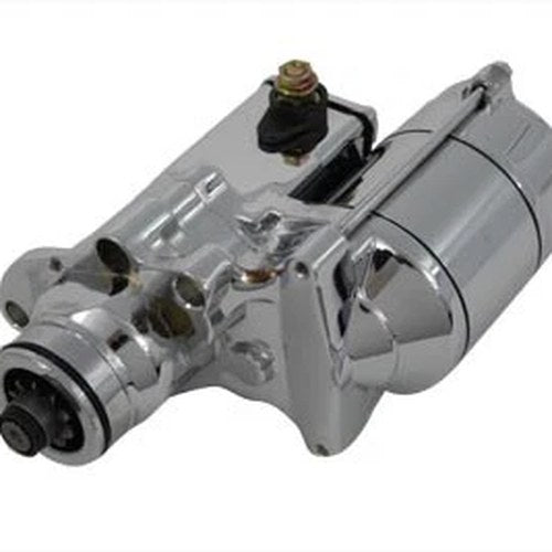Volt Tech Starter Motor 1.4kW Chrome for Harley-Davidson