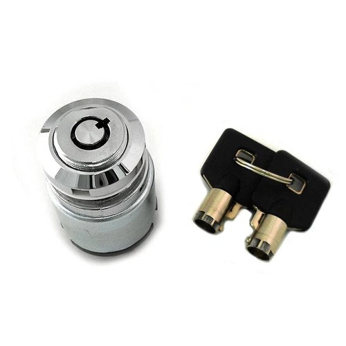 Chrome Ignition Key Switch for Harley-Davidson