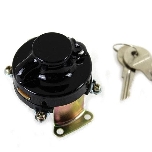 Black Ignition Switch with 5 Terminals for Harley-Davidson