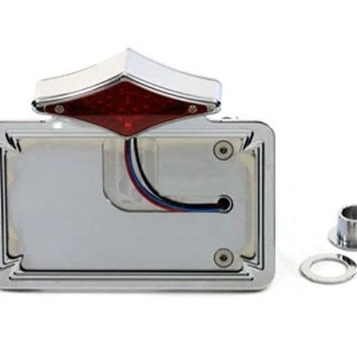 Chrome Diamond LED Horizontal Tail Lamp Assembly for Harley-Davidson