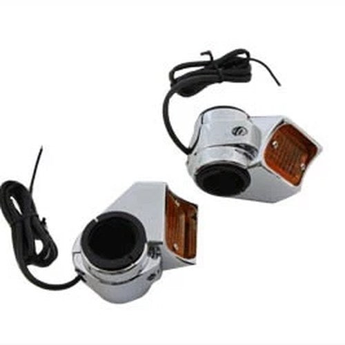 Chrome Marker Lamp Kit Single Filament for Harley-Davidson