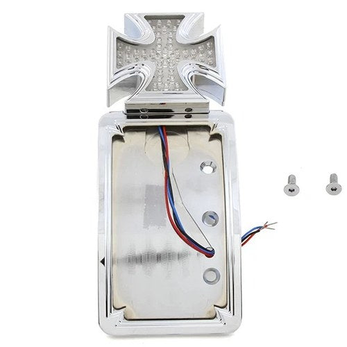 Tail Lamp and License Plate Set Baron Style for Harley-Davidson
