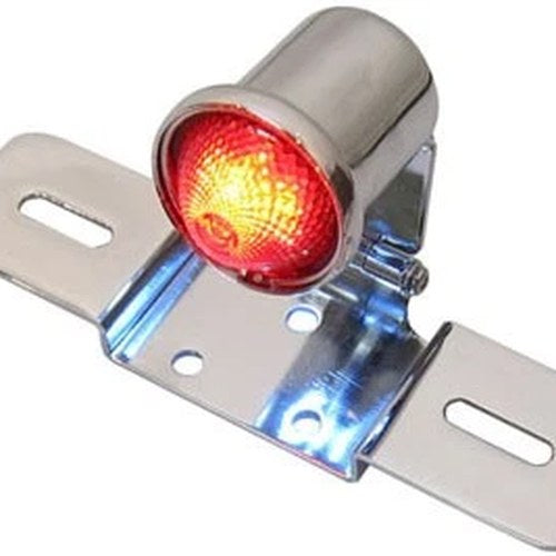 Chrome Round Tail Lamp for Harley-Davidson
