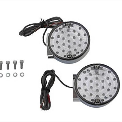 LED Turn Signal Set Rear Clear Lens for Harley-Davidson