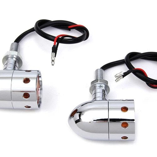 Chrome Bullet Marker Lamp Set for Harley-Davidson