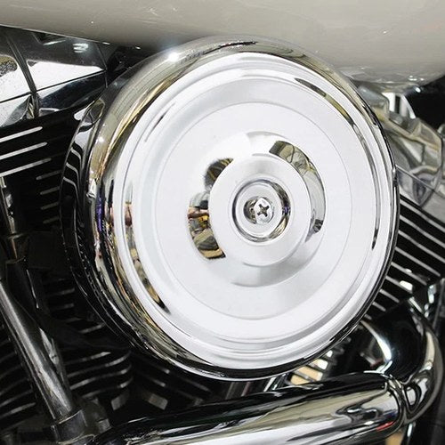 8 inch Round Air Cleaner Kit Chrome for Harley-Davidson