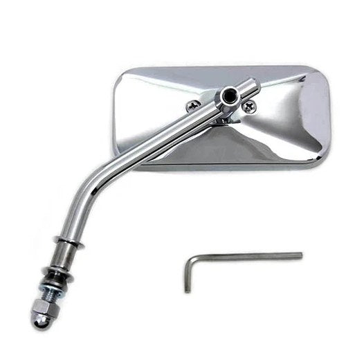 Chrome Rectangle Mirror for Harley-Davidson