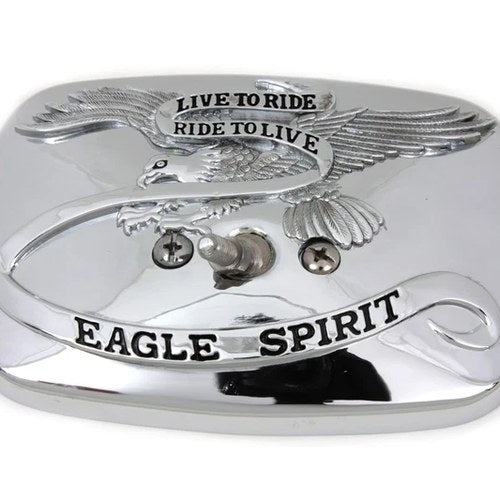Chrome Eagle Spirit Mirror Head for Harley-Davidson