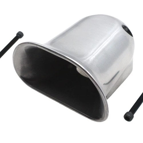 Linkert Carburetor Air Scoop Polished for Harley-Davidson