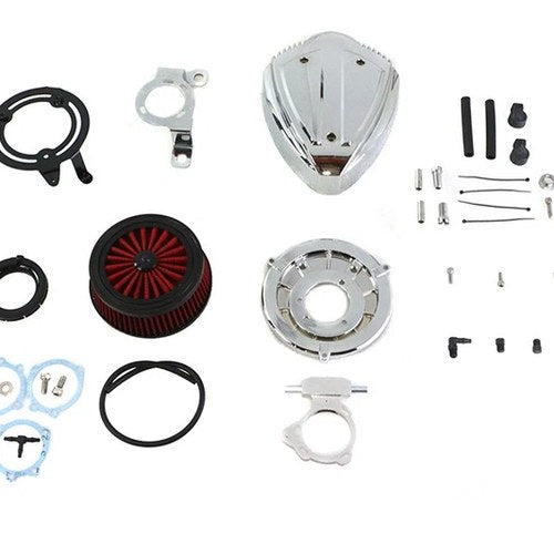Siren Air Cleaner Assembly Chrome for Harley-Davidson