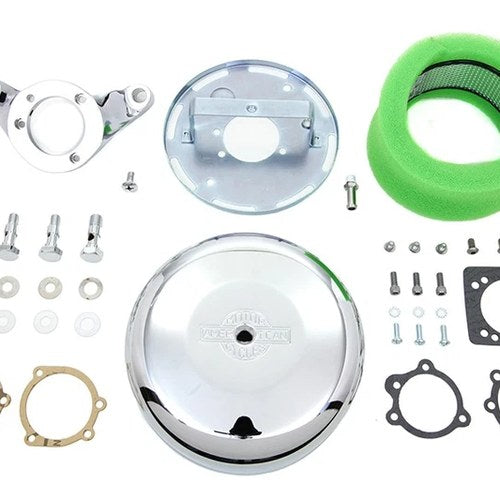 Chrome Wyatt Gatling Air Cleaner Assembly for Harley-Davidson