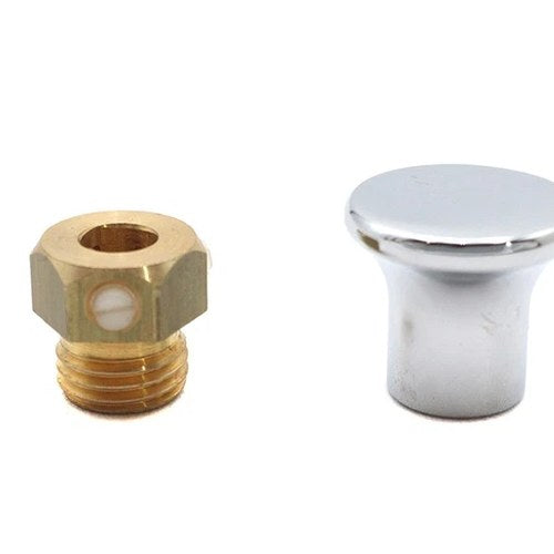 Carburetor Choke Cable Knob Chrome for Harley-Davidson