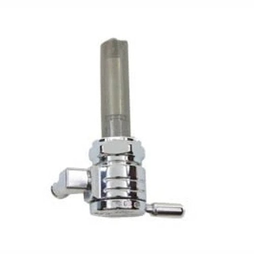 Chrome Sifton Ball Petcock with Backward Outlet and Nut for Harley-Davidson