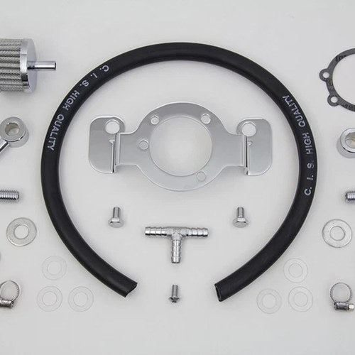 Crankcase Breather and Bracket Kit for Harley-Davidson