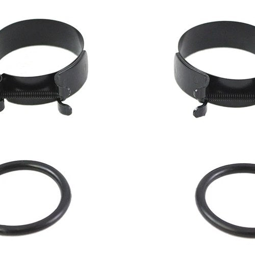Black Intake Manifold Clamp Set for Harley-Davidson