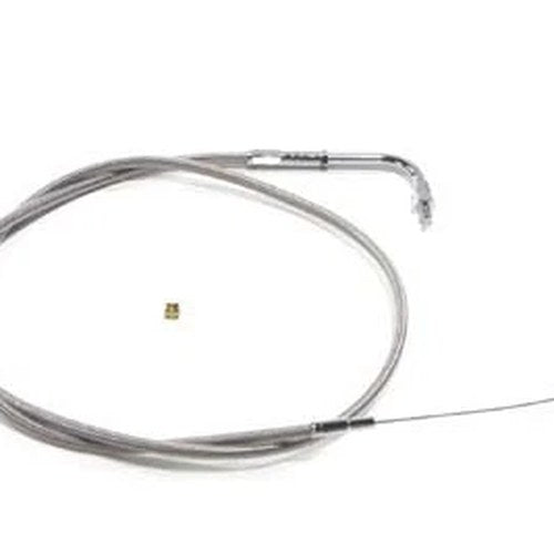 42.875 inch Braided Stainless Steel Idle Cable for Harley-Davidson