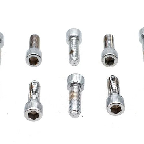 Allen Socket Cap Bolt Knurled Chrome 5/16 inch X 7/8 inch for Harley-Davidson