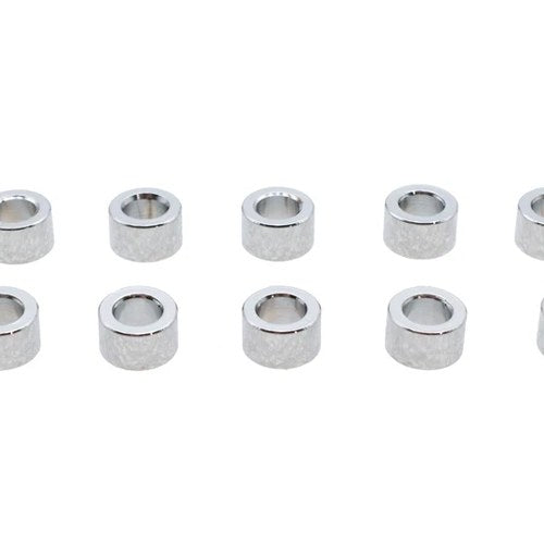 Chrome Spacers 1/4 inch x 7/16 inch x 3/16 inch for Harley-Davidson