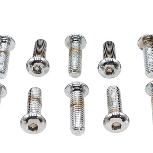 Allen Button Head Screws Chrome 3/8 inch X 1-1/4 inch for Harley-Davidson