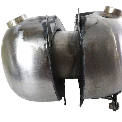 Gas and Oil Tank Set Raw for Harley-Davidson