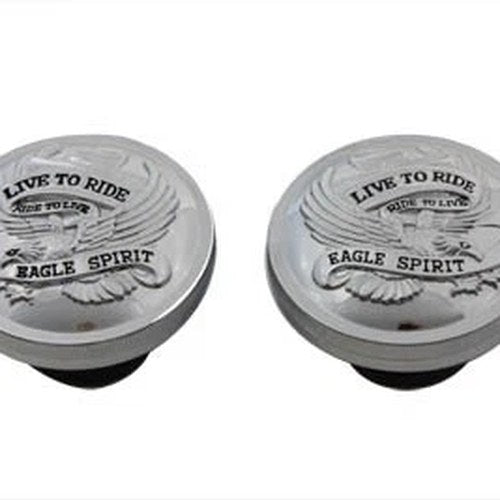 Eagle Spirit Gas Cap Set Vented and Non-Vented for Harley-Davidson