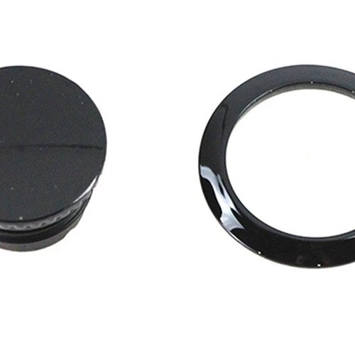 Flush Mount Gas Cap Black for Harley-Davidson